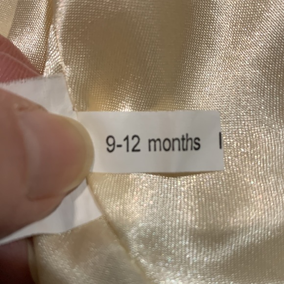 Bunny Dress Coat Baby 9–12 Mo soft fuzzy sweater satin-like Easter Spring dressy - Picture 10 of 16